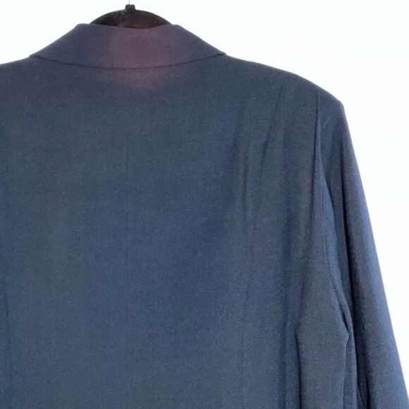 Reflections Of Dallas Blazer Women 18 Navy Button Down Long Sleeve Office Attire - Picture 10 of 11